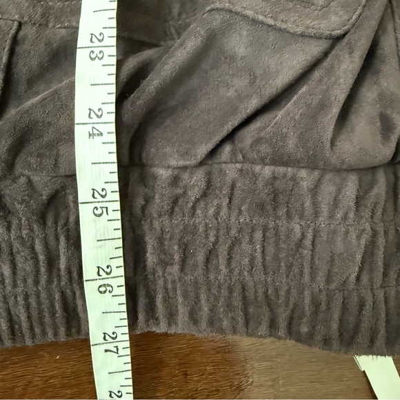 NEVER WORN Real Suede Leather Bomber Jacket - Picture 11 of 16